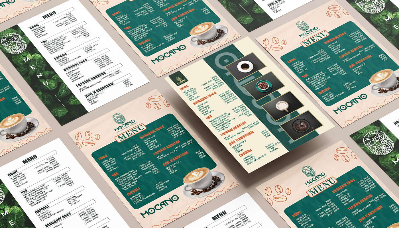 Menu design - MOCANO, image 4 of 4